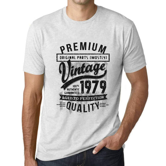 Ultrabasic - Homme Graphique 1979 Aged to Perfection T-Shirt - Cadeau d'anniversaire pour 40 Ans