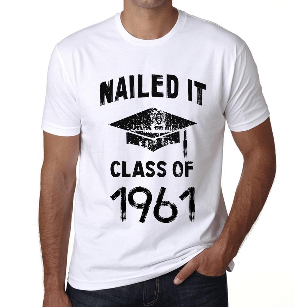 Homme T Shirt Graphique Imprimé Vintage Tee Nailed it Class of 1961