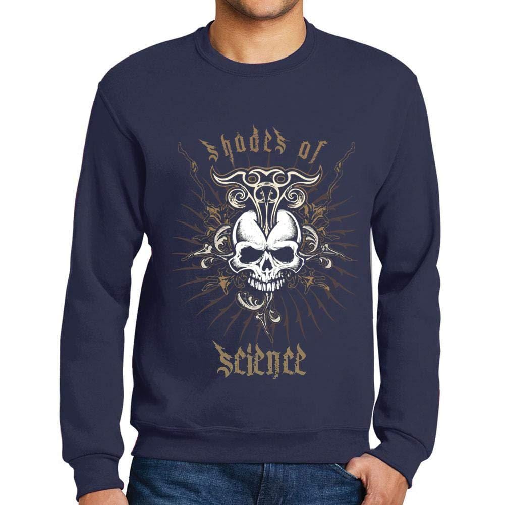 Ultrabasic - Homme Graphique Shades of Science T-Shirt Imprimé Lettres Marine