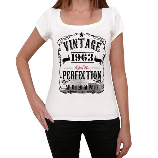 Femme Tee Vintage T Shirt 1963 Vintage vieilli à la Perfection