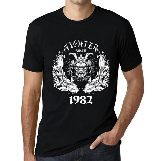 Fighter Since Black Mens T Shirt