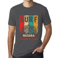 Men's Graphic T-Shirt Surf Summer Time NAZARA Mouse Grey