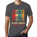 Men's Graphic T-Shirt Surf Summer Time PLAYA VENAO Mouse Grey