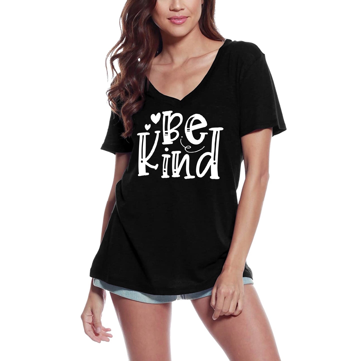 ULTRABASIC Women's T-Shirt Be Kind Short Sleeve Tee Shirt Tops