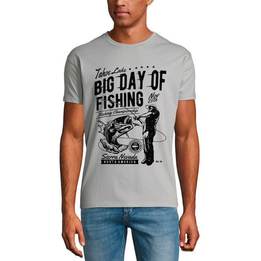 ULTRABASIC Herren T-Shirt Big Day Of Fishing – Nevada Fisherman T-Shirt