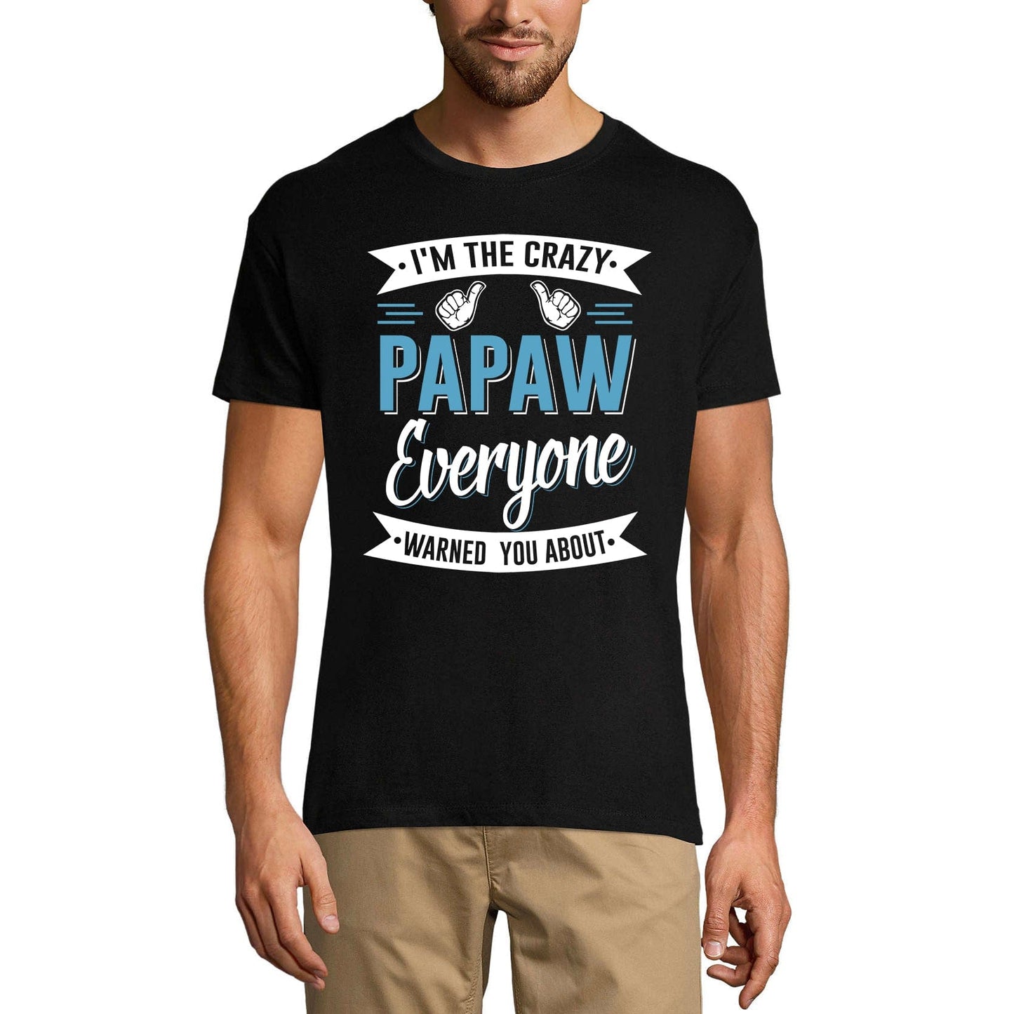 ULTRABASIC <span>Herren-</span> T-Shirt „Ich bin der verrückte Papaw“, vor dem dich alle gewarnt haben