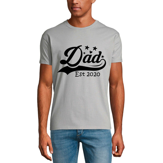 ULTRABASIC Men's Graphic T-Shirt Dad Est 2020 - Gift for Father's Day