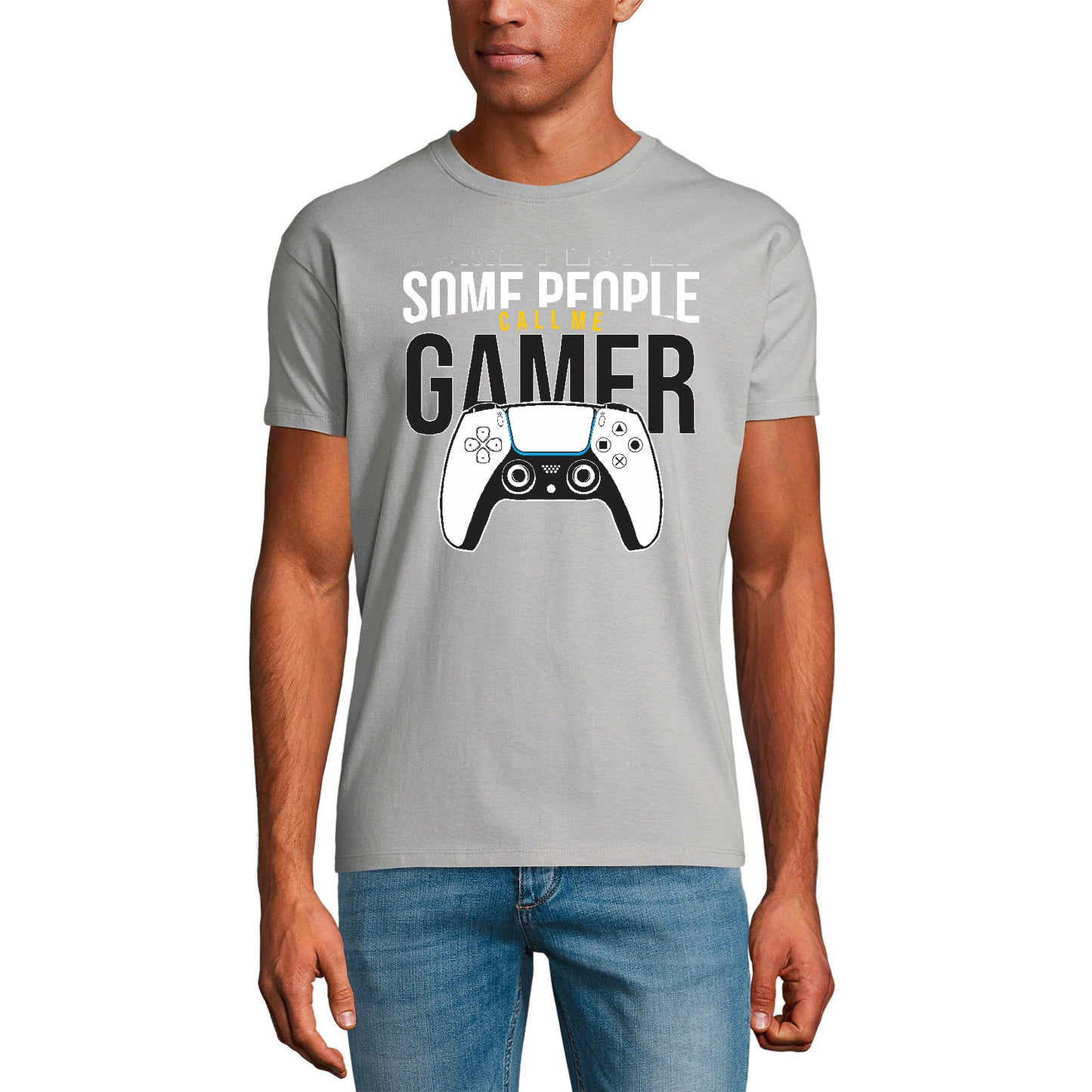 ULTRABASIC Men's Gaming T-Shirt Some People Call Me Gamer - Game Tee Shirt