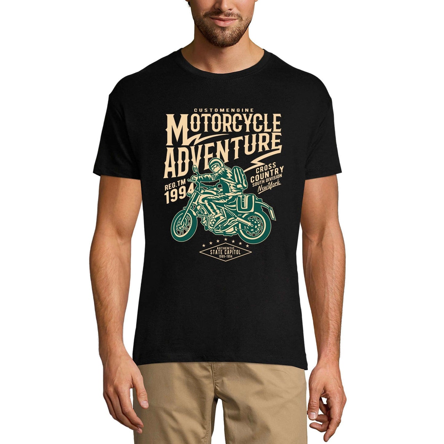 ULTRABASIC Men's Graphic T-Shirt Motorcycle Adventure Since 1994 Tee Shirt