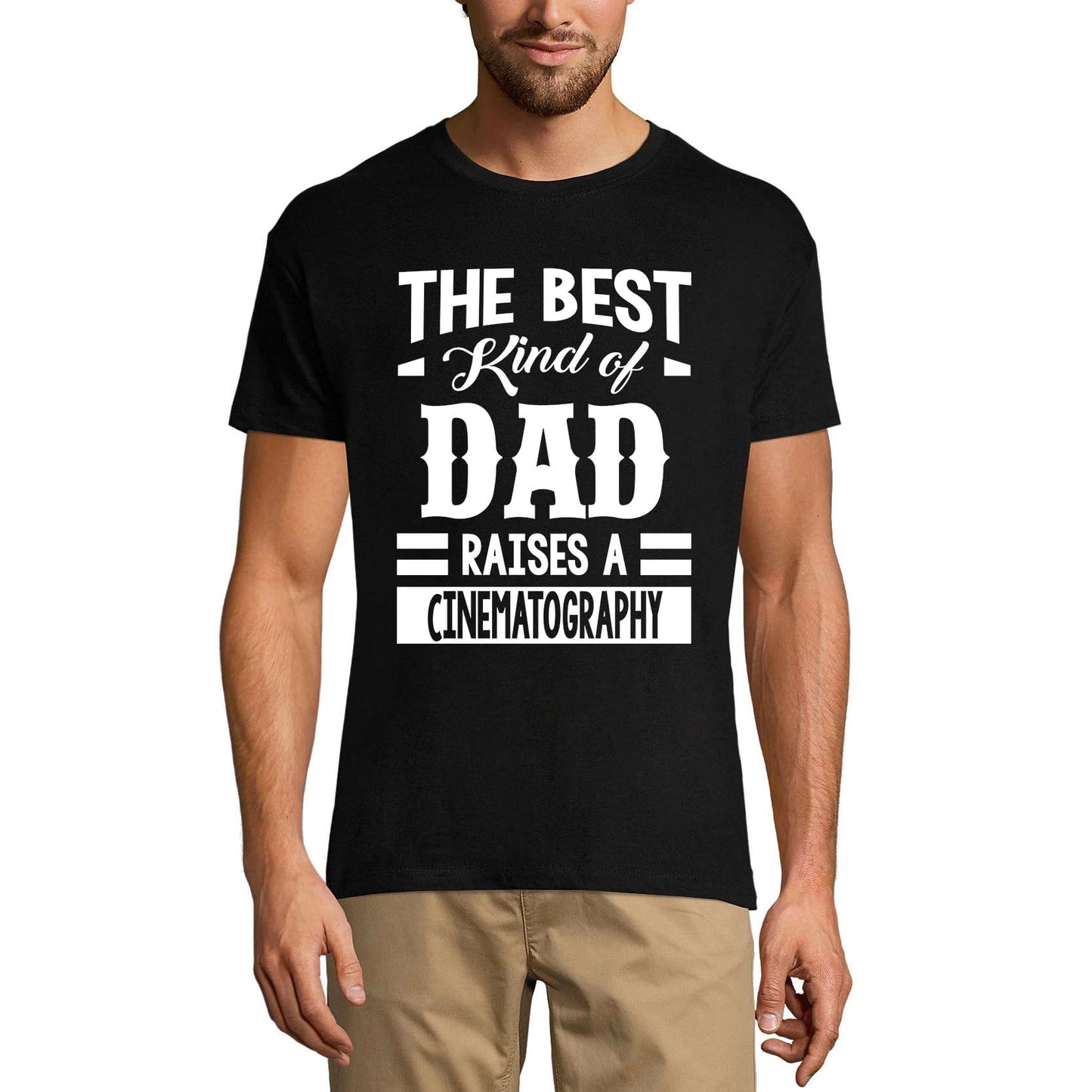 ULTRABASIC Men's Graphic T-Shirt Dad Raises a Cinematography