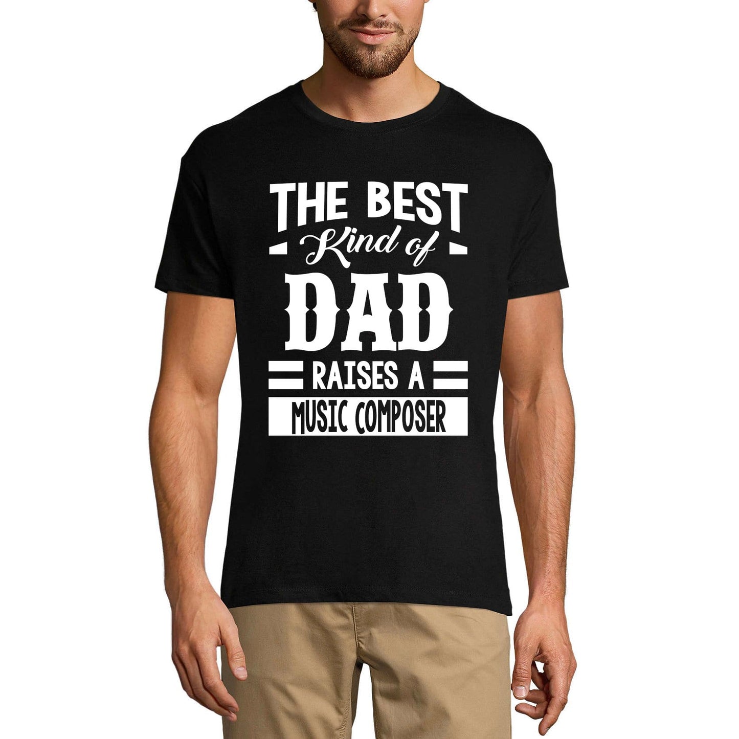 ULTRABASIC Men's Graphic T-Shirt Dad Raises a Music Composer