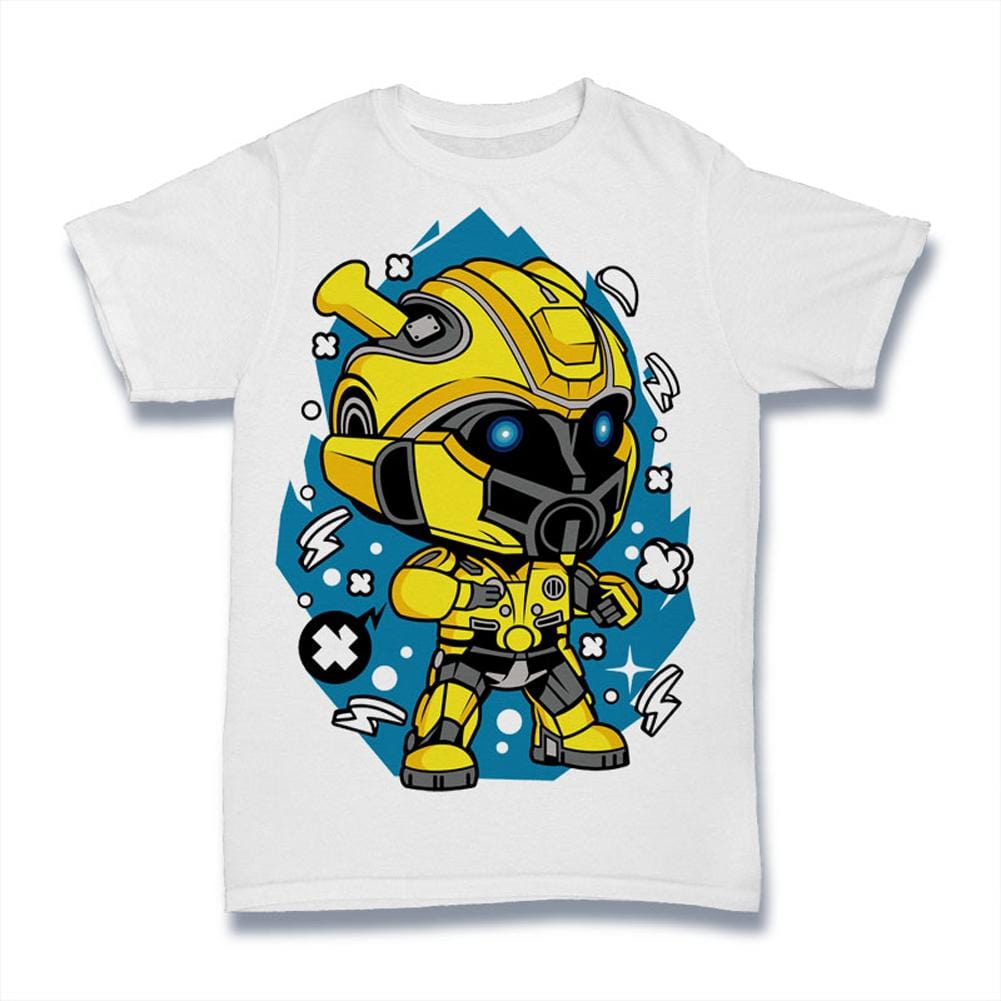 ULTRABASIC Men's T-Shirt American Movie - Robot Shirt - Fictional Superhero bumblebee superhero casual cotton men women transformers science fiction toddler american graphic figures autobot action beyblade destroyer styles aliens series universe film star youth outfit children optimus bublebee warriors generation boys girls