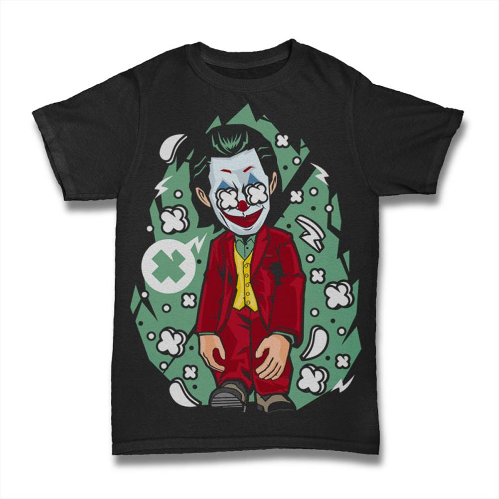 ULTRABASIC Men's T-Shirt Villain - Supervillain - Comic Book Shirt - Vintage joker tshirt jocker shirt heath ledger movie tshirts men gifts  boy dark night merchandise batman birthday animated series tee shirt jack nicholson psych tv show card tees why so serious jared leto batwoman superhero harley quinn election women cute