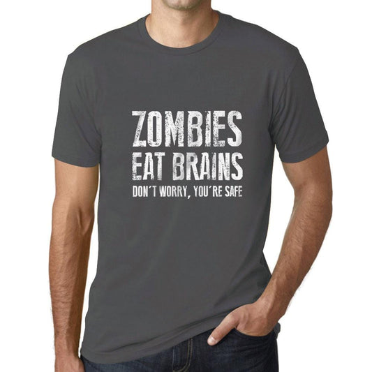 Zombie Eats Brain Mens T Shirt