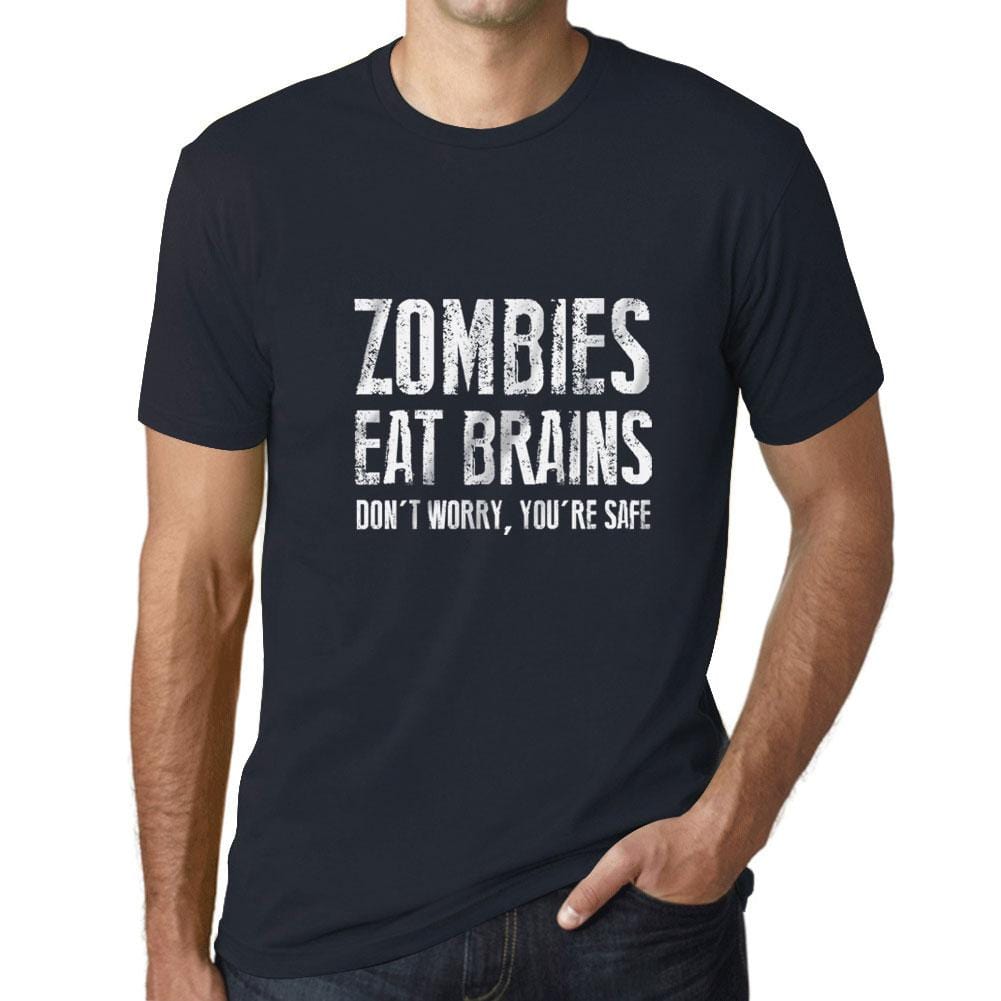 Zombie Eats Brain Mens T Shirt