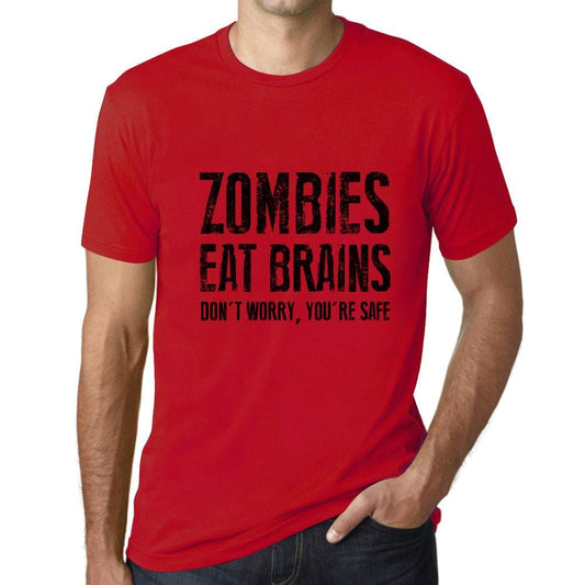 Zombie Eats Brain Mens T Shirt