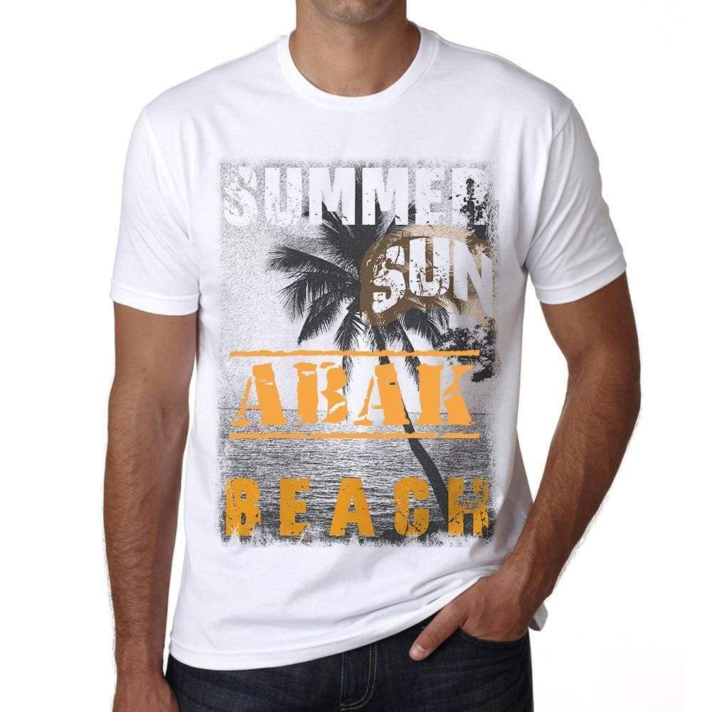 Abak Mens Short Sleeve Round Neck T-Shirt - Casual