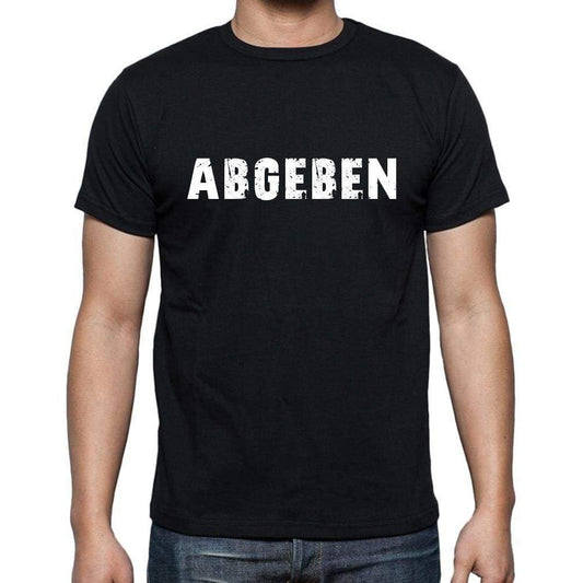 Abgeben Mens Short Sleeve Round Neck T-Shirt - Casual