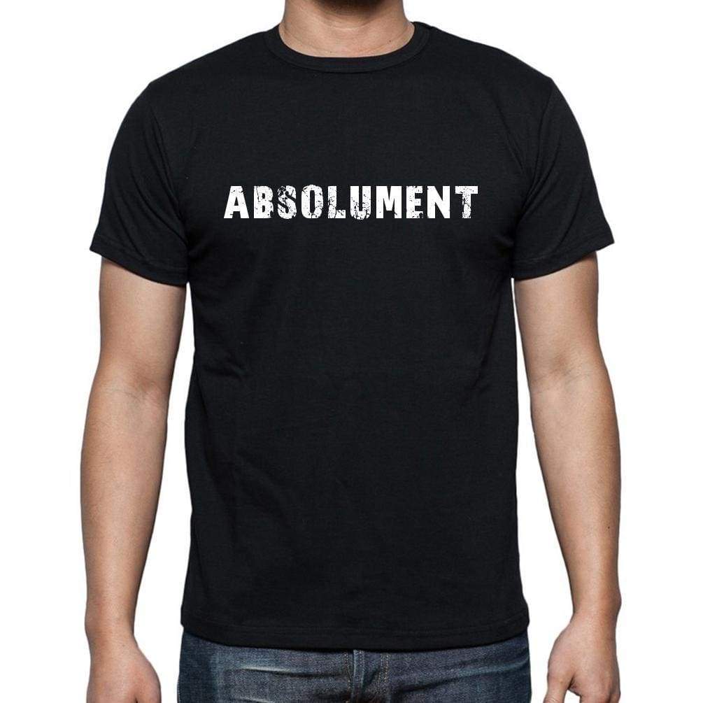 Absolument French Dictionary Mens Short Sleeve Round Neck T-Shirt 00009 - Casual