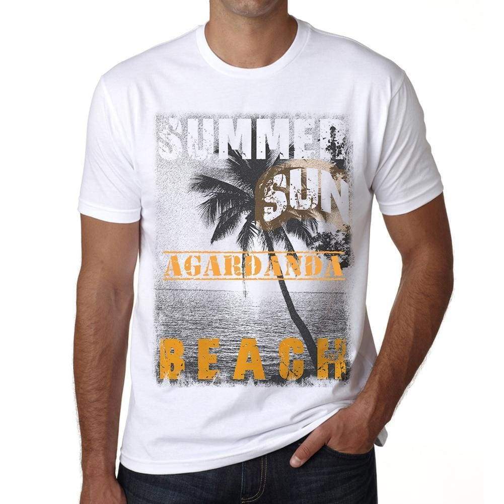 Agardanda Mens Short Sleeve Round Neck T-Shirt - Casual