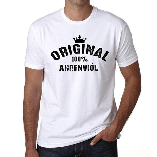 Ahrenviöl Mens Short Sleeve Round Neck T-Shirt - Casual