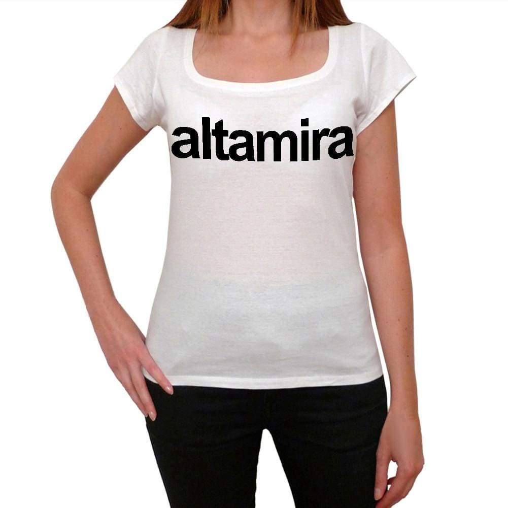 Altamira Tourist Attraction Womens Short Sleeve Scoop Neck Tee 00072