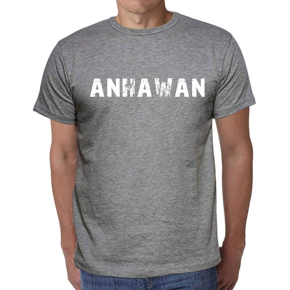 Anhawan Mens Short Sleeve Round Neck T-Shirt 00035 - Casual