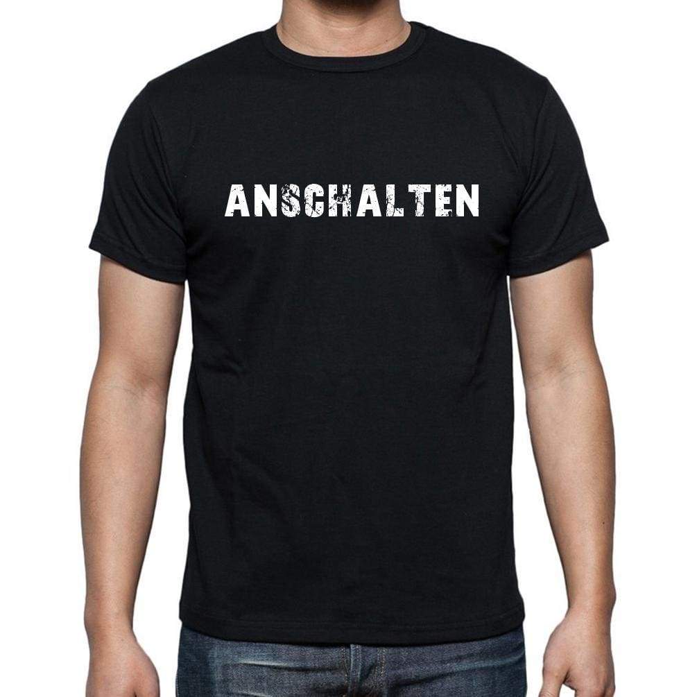 Anschalten Mens Short Sleeve Round Neck T-Shirt - Casual