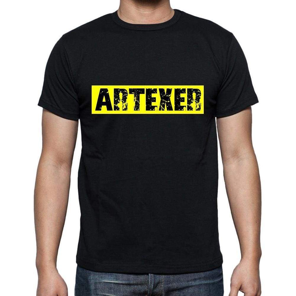 Artexer T Shirt Mens T-Shirt Occupation S Size Black Cotton - T-Shirt