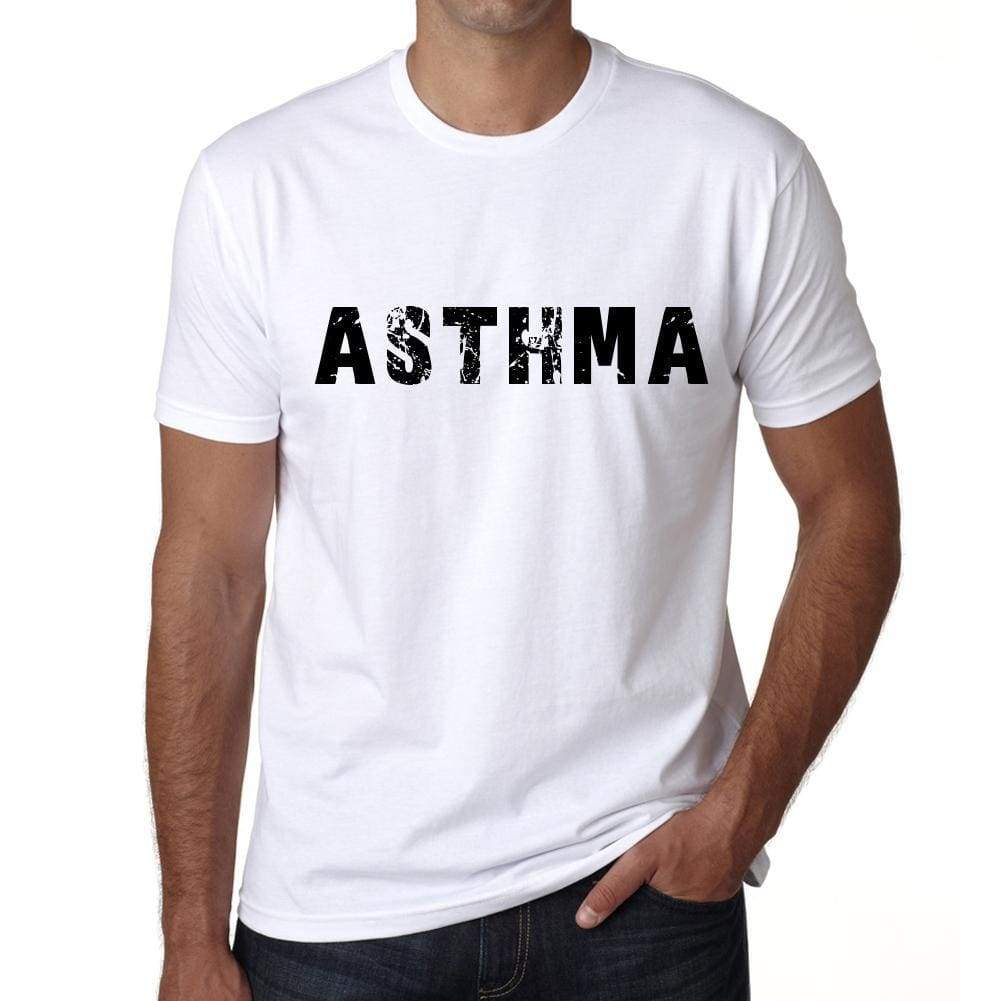 Asthma Mens T Shirt White Birthday Gift 00552 - White / Xs - Casual