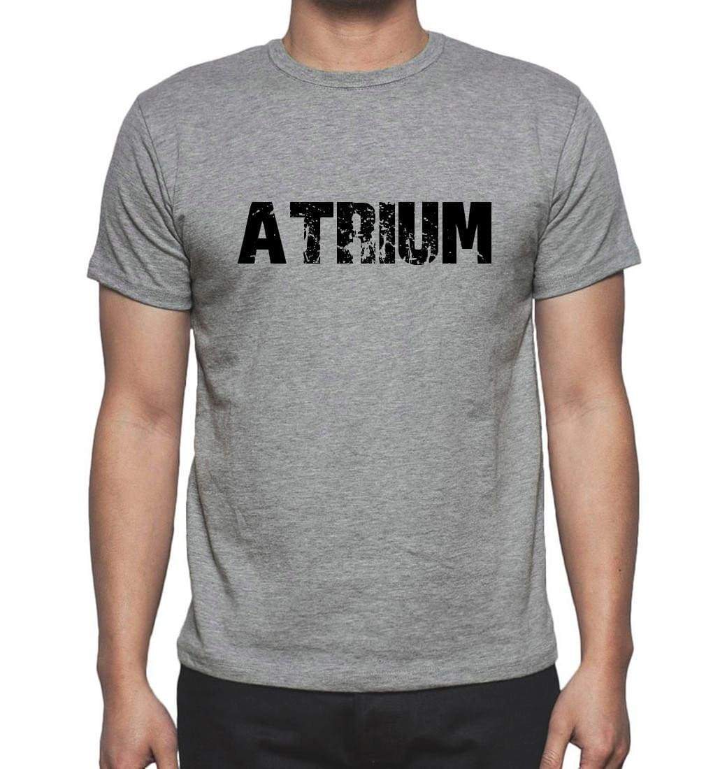 Atrium Grey Mens Short Sleeve Round Neck T-Shirt 00018 - Grey / S - Casual