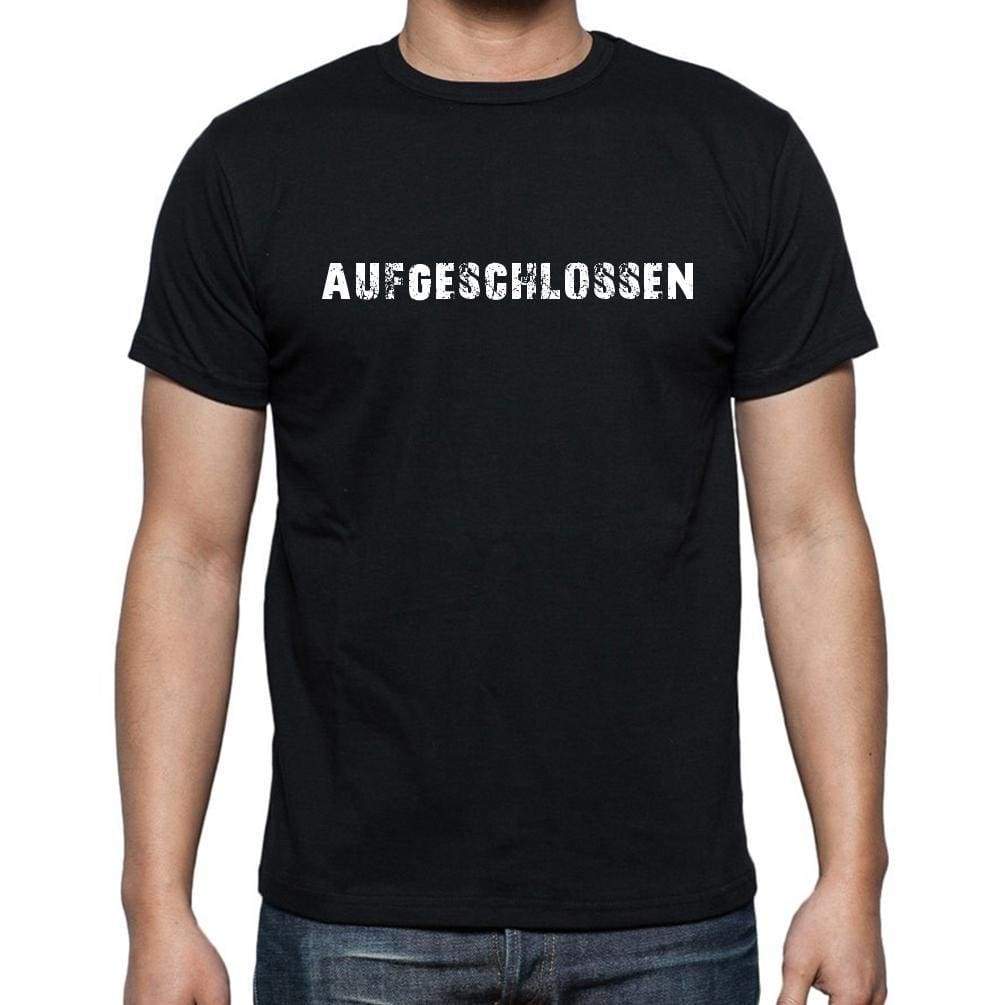 Aufgeschlossen Mens Short Sleeve Round Neck T-Shirt - Casual