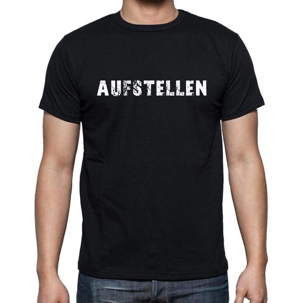 Aufstellen Mens Short Sleeve Round Neck T-Shirt - Casual