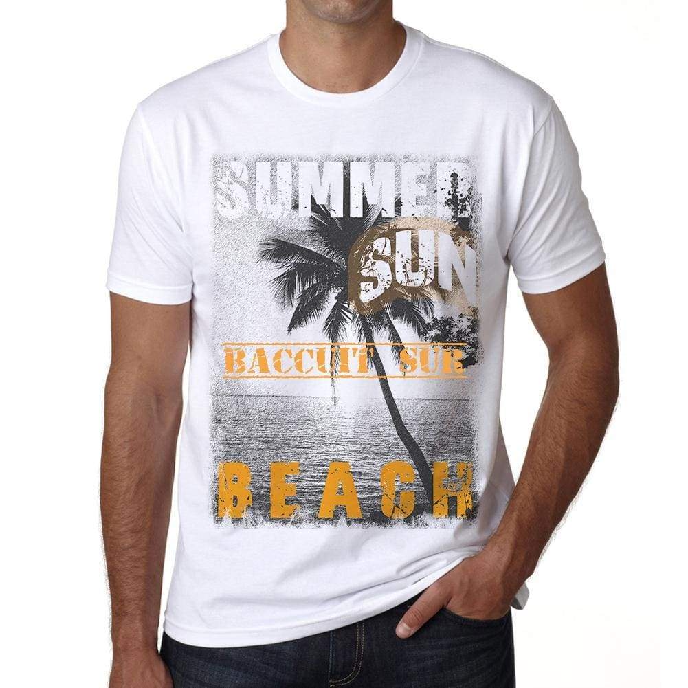 Baccuit Sur Mens Short Sleeve Round Neck T-Shirt - Casual