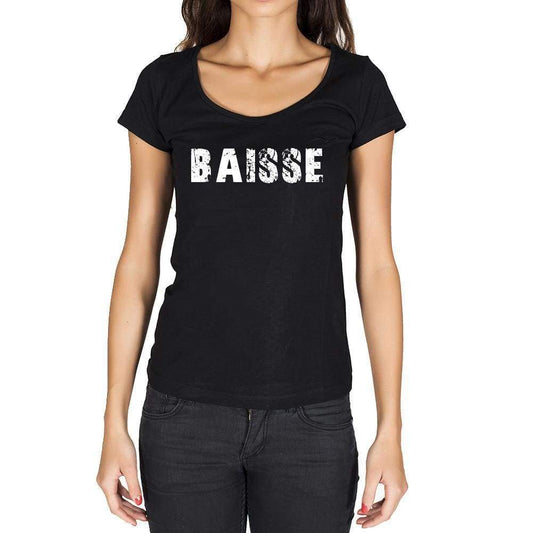 Baisse French Dictionary Womens Short Sleeve Round Neck T-Shirt 00010 - Casual