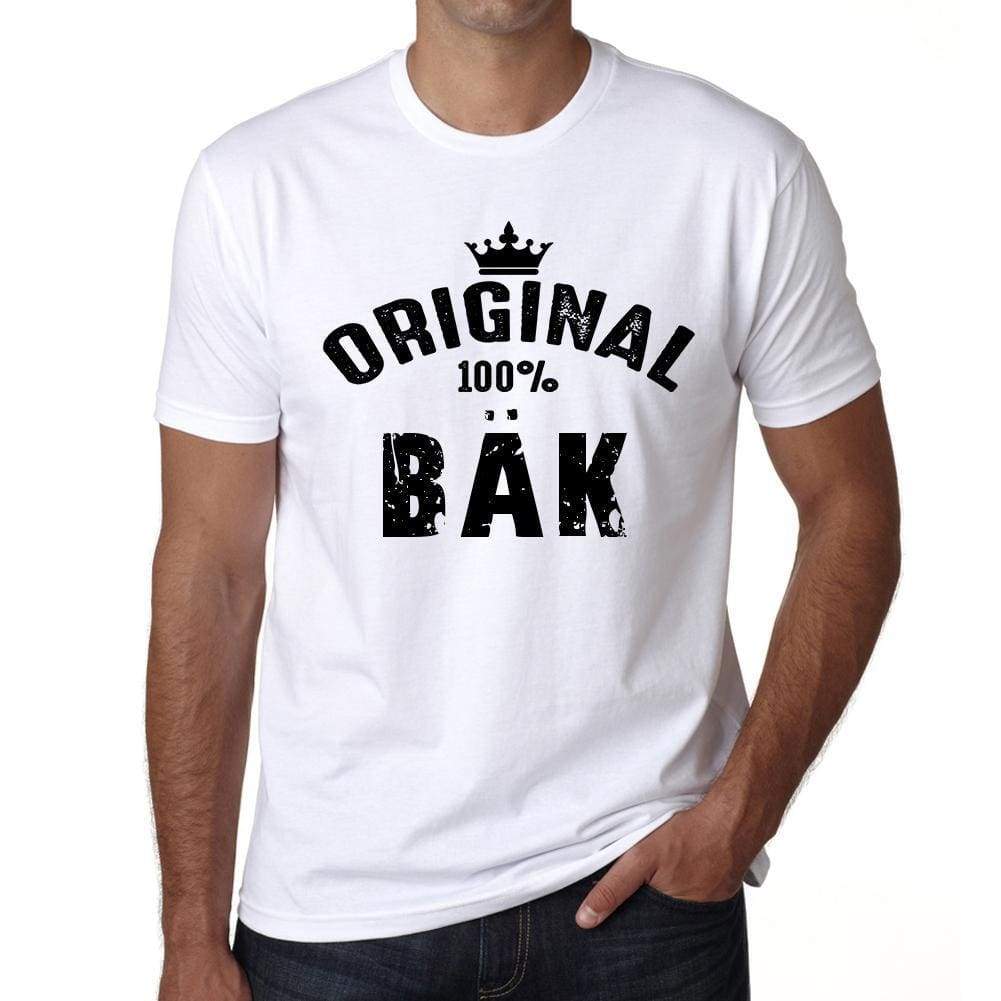 Bäk Mens Short Sleeve Round Neck T-Shirt - Casual