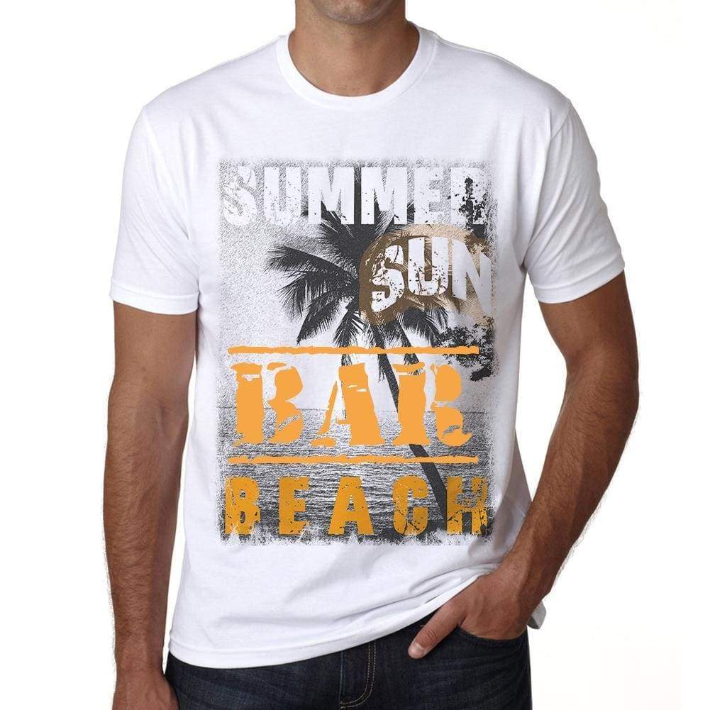 Bar Mens Short Sleeve Round Neck T-Shirt - Casual