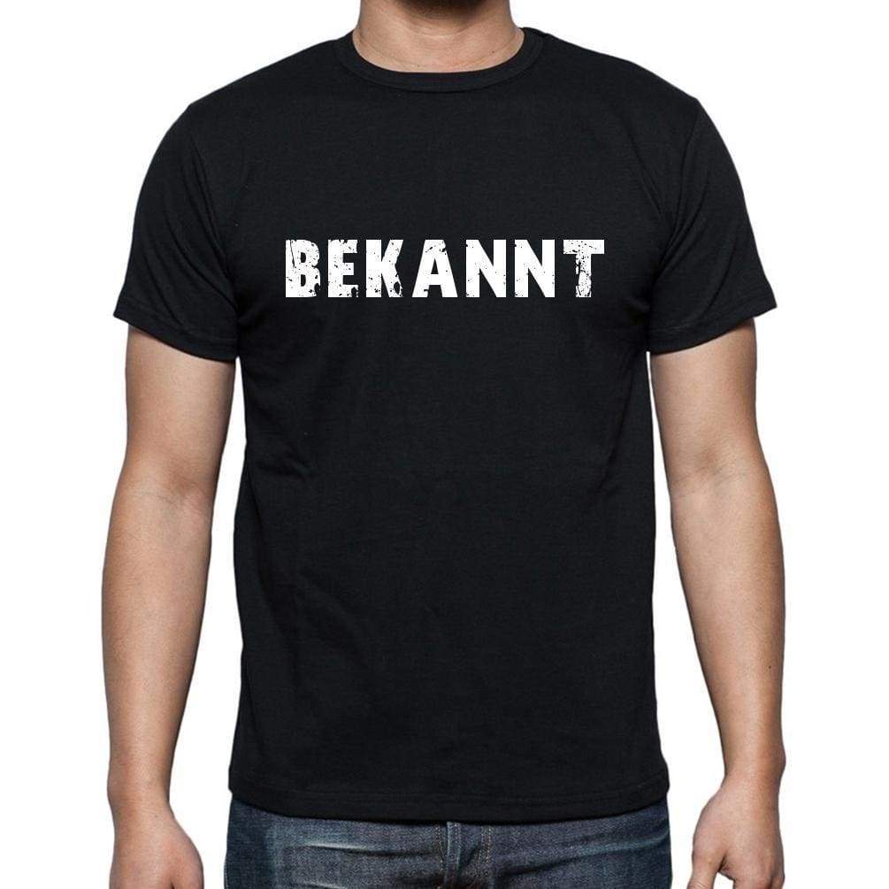 Bekannt Mens Short Sleeve Round Neck T-Shirt - Casual