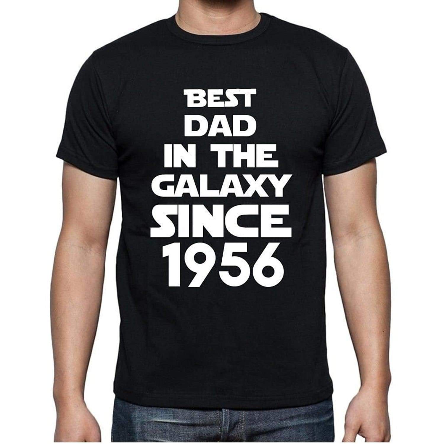 Best Dad 1956 Best Dad Mens T Shirt Black Birthday Gift 00112 - Black / Xs - Casual