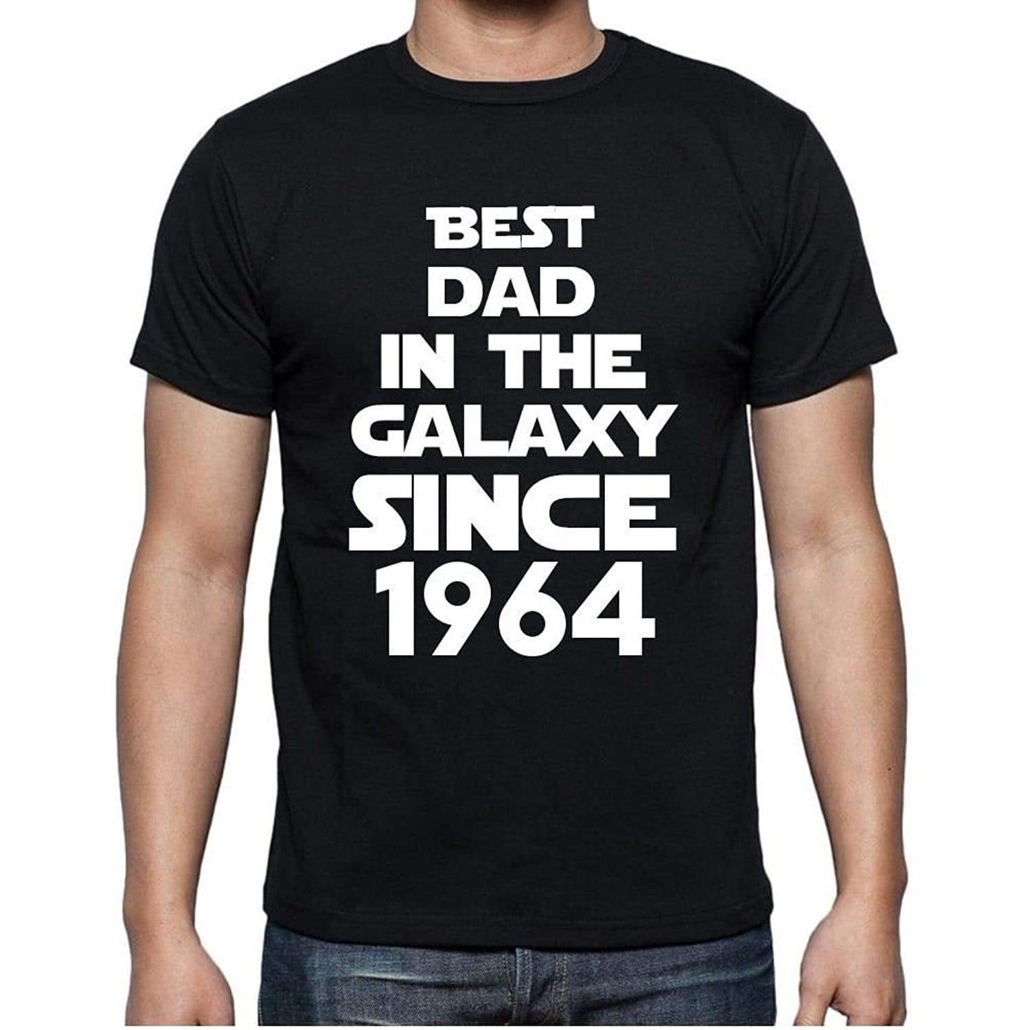 Best Dad 1964 Best Dad Mens T Shirt Black Birthday Gift 00112 - Black / Xs - Casual