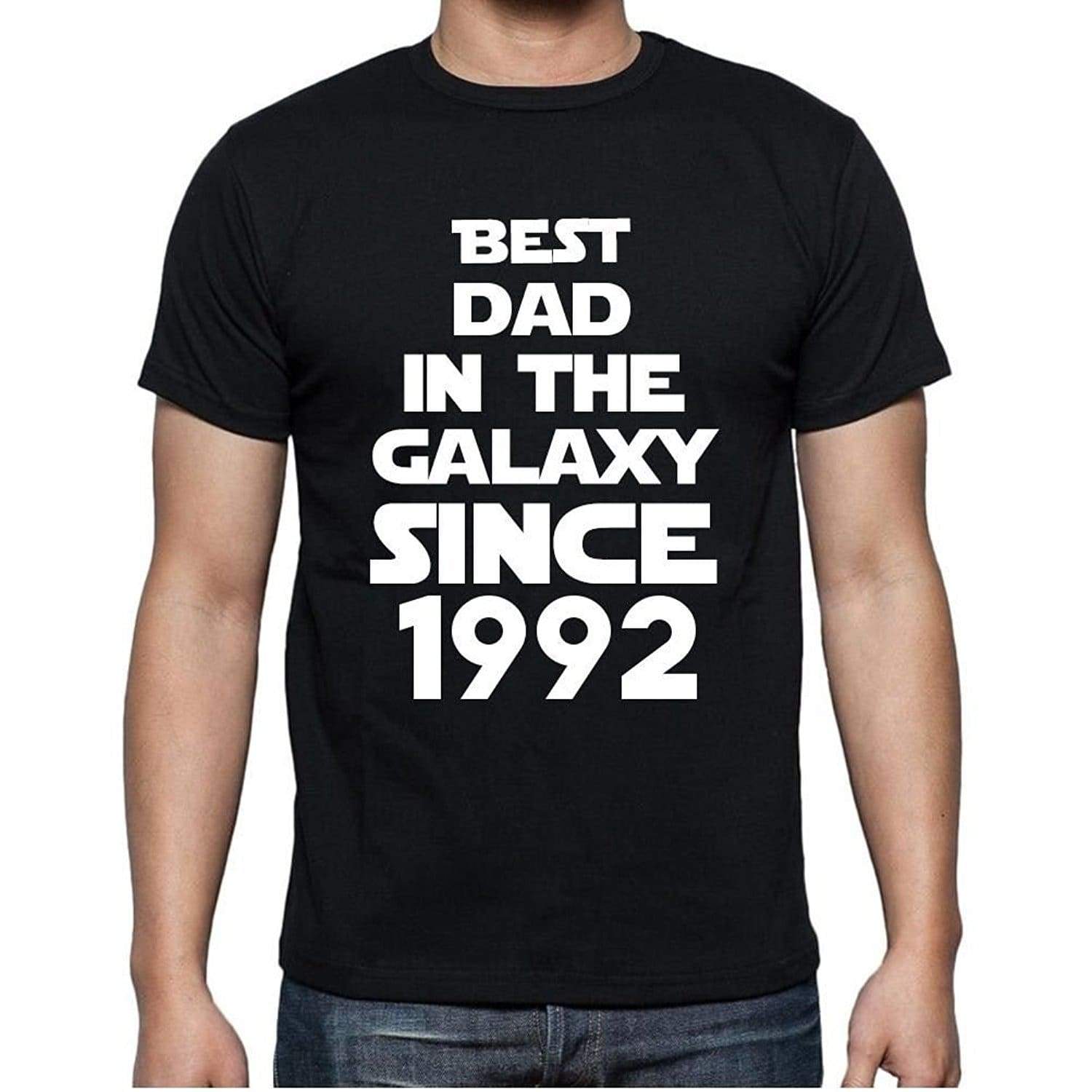 Best Dad 1992 Best Dad Mens T Shirt Black Birthday Gift 00112 - Black / Xs - Casual