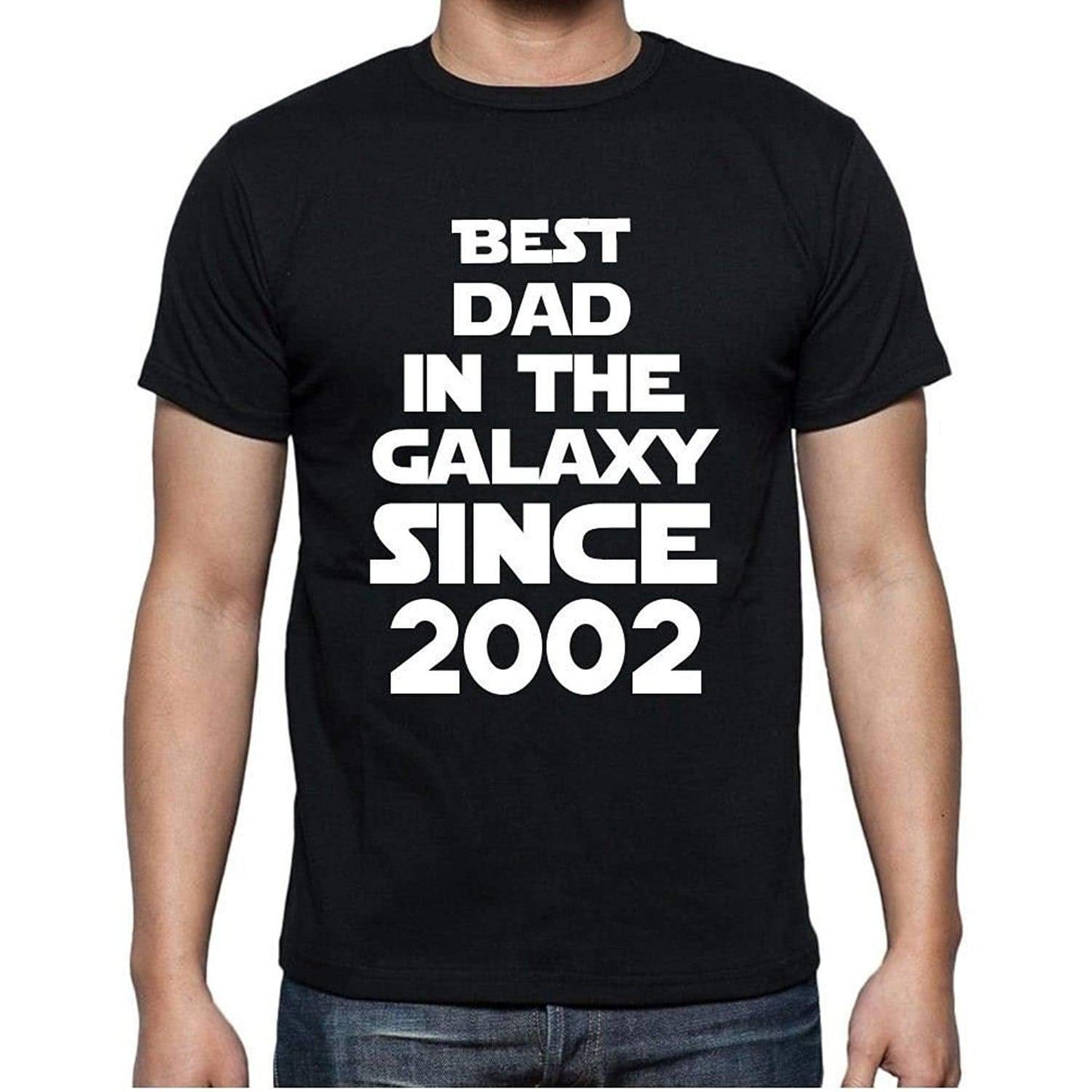 Best Dad 2002 Best Dad Mens T Shirt Black Birthday Gift 00112 - Black / Xs - Casual