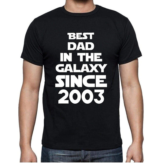 Best Dad 2003 Best Dad Mens T Shirt Black Birthday Gift 00112 - Black / Xs - Casual