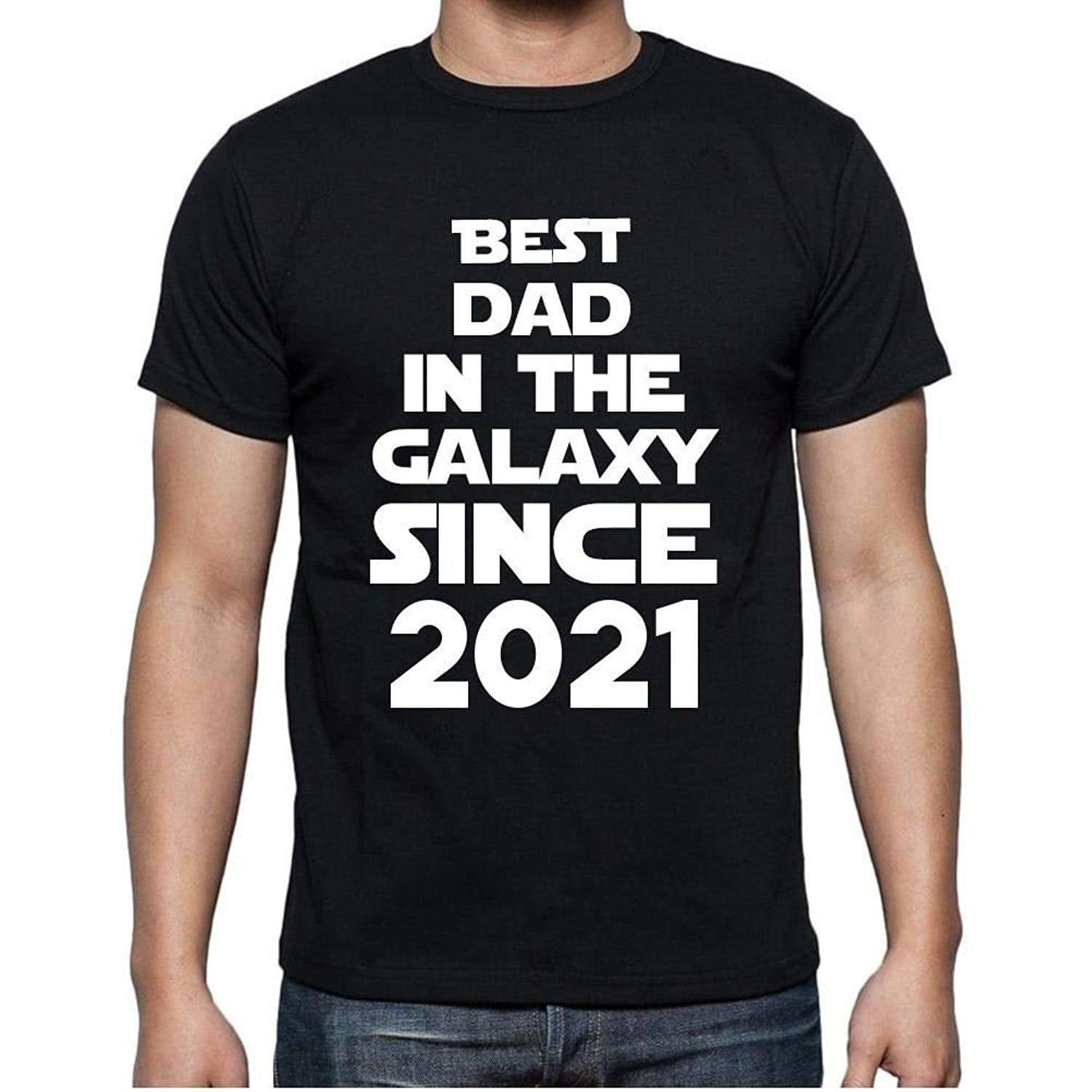 Best Dad 2021 Best Dad Mens T Shirt Black Birthday Gift 00112 - Black / Xs - Casual