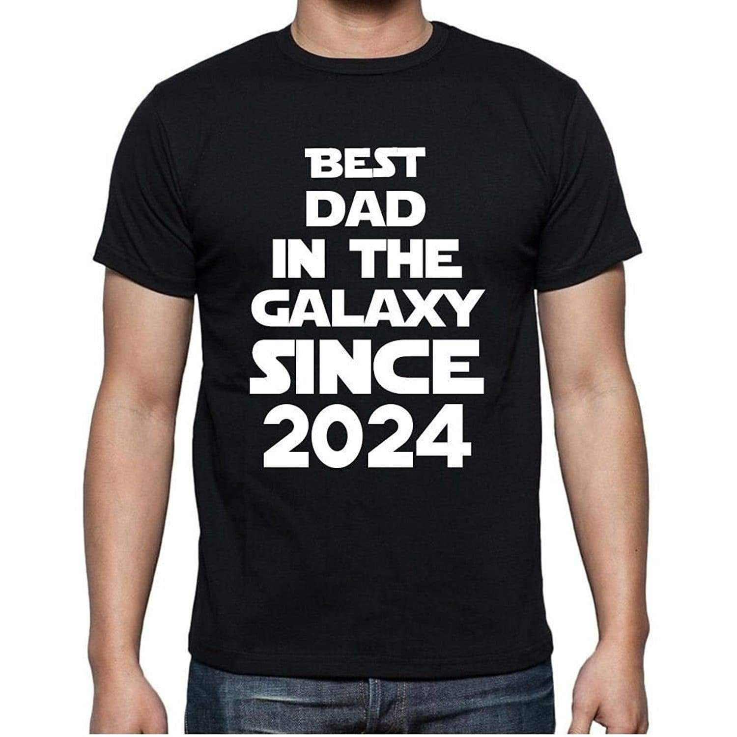 Best Dad 2024 Best Dad Mens T Shirt Black Birthday Gift 00112 - Black / Xs - Casual