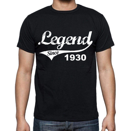 Birthday Gifts For Him 1930 T Shirts Men Vintage Black T-Shirt Rounded Neck Mens T-Shirt - T-Shirt