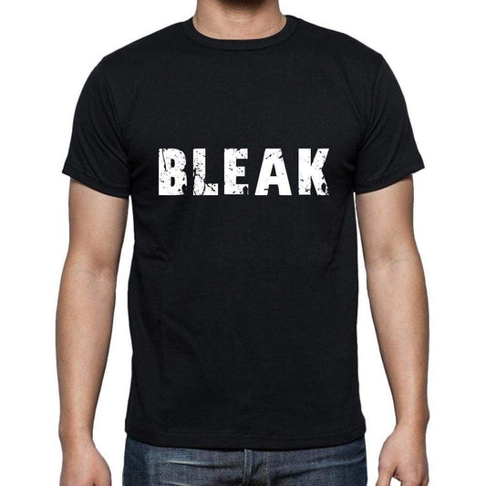 Bleak Mens Short Sleeve Round Neck T-Shirt 5 Letters Black Word 00006 - Casual