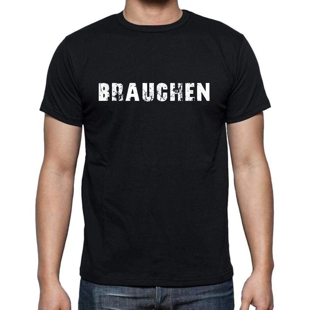 Brauchen Mens Short Sleeve Round Neck T-Shirt - Casual