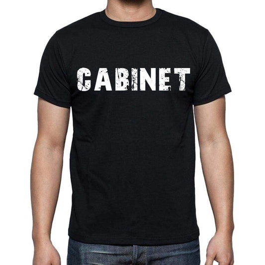 Cabinet Mens Short Sleeve Round Neck T-Shirt Black T-Shirt En