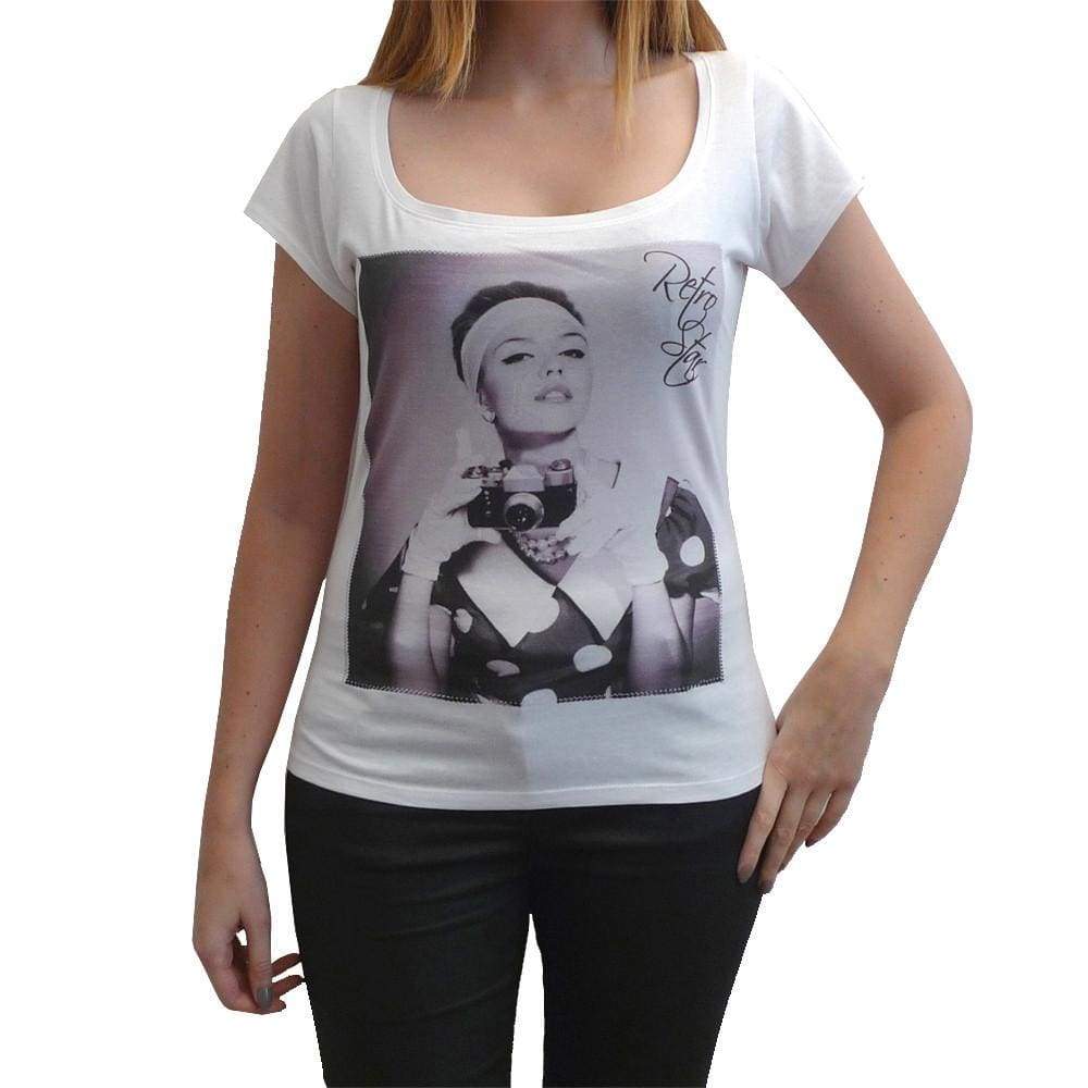 Camera Girl T-Shirt Short-Sleeve Top Celebrity